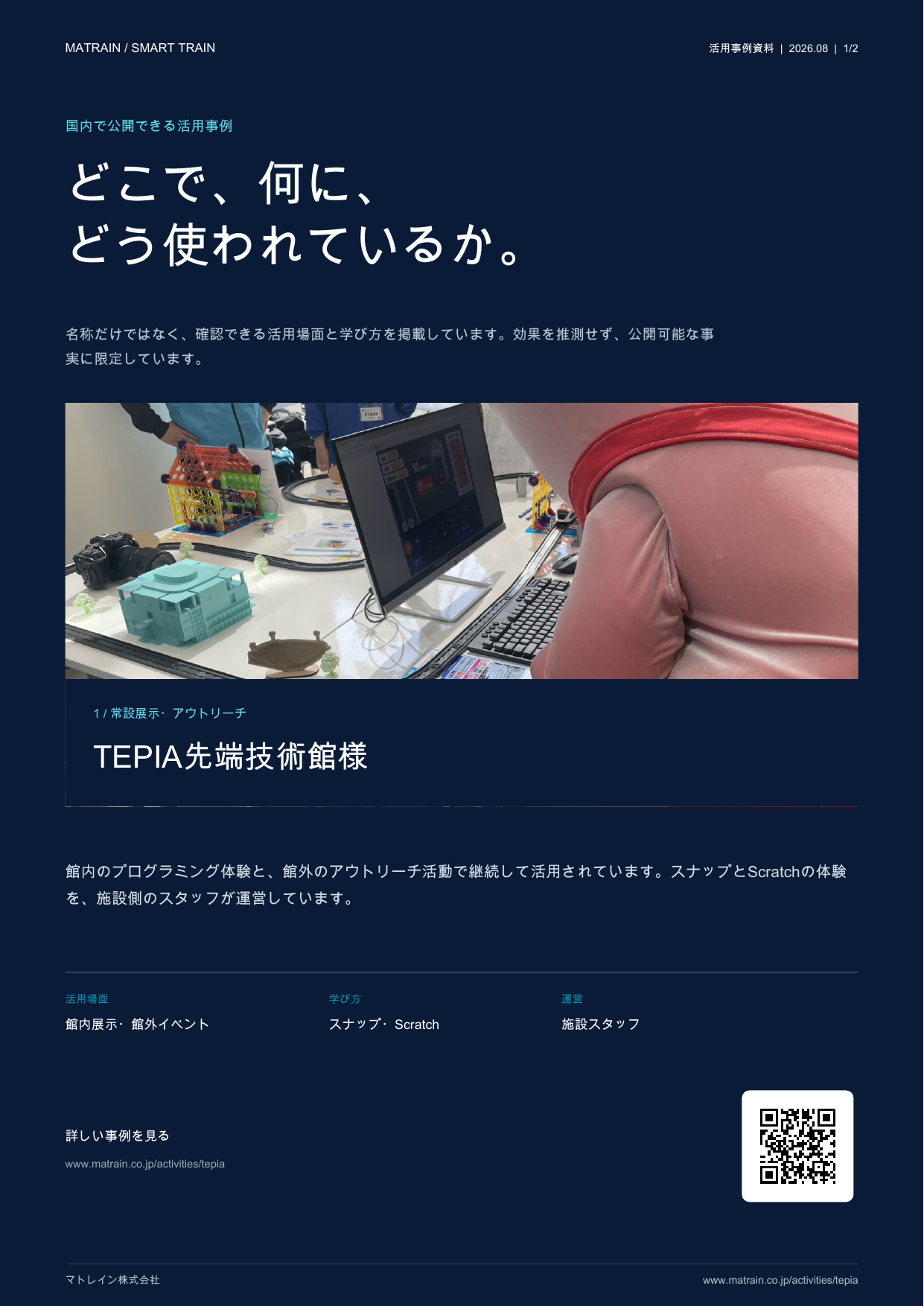 活用事例資料 表面